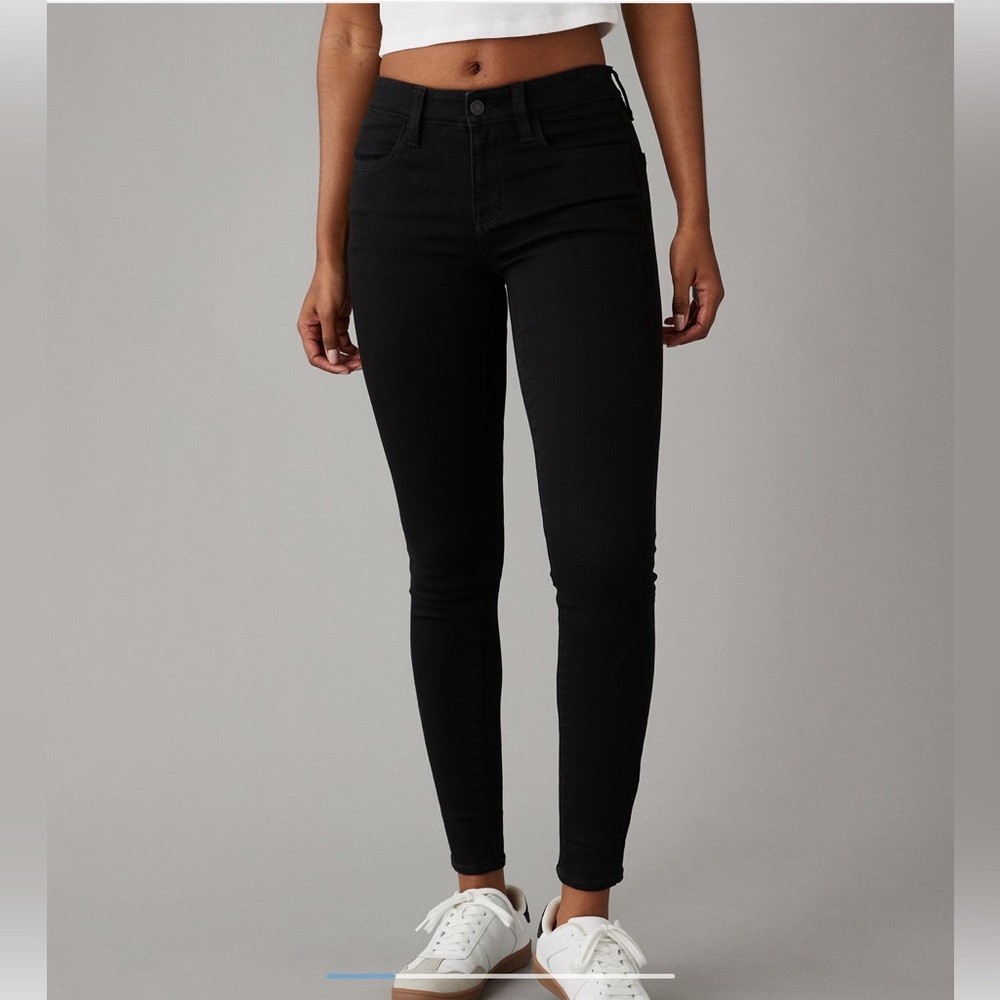 AE Ne(x)t Level Low-Rise Jegging (Black)